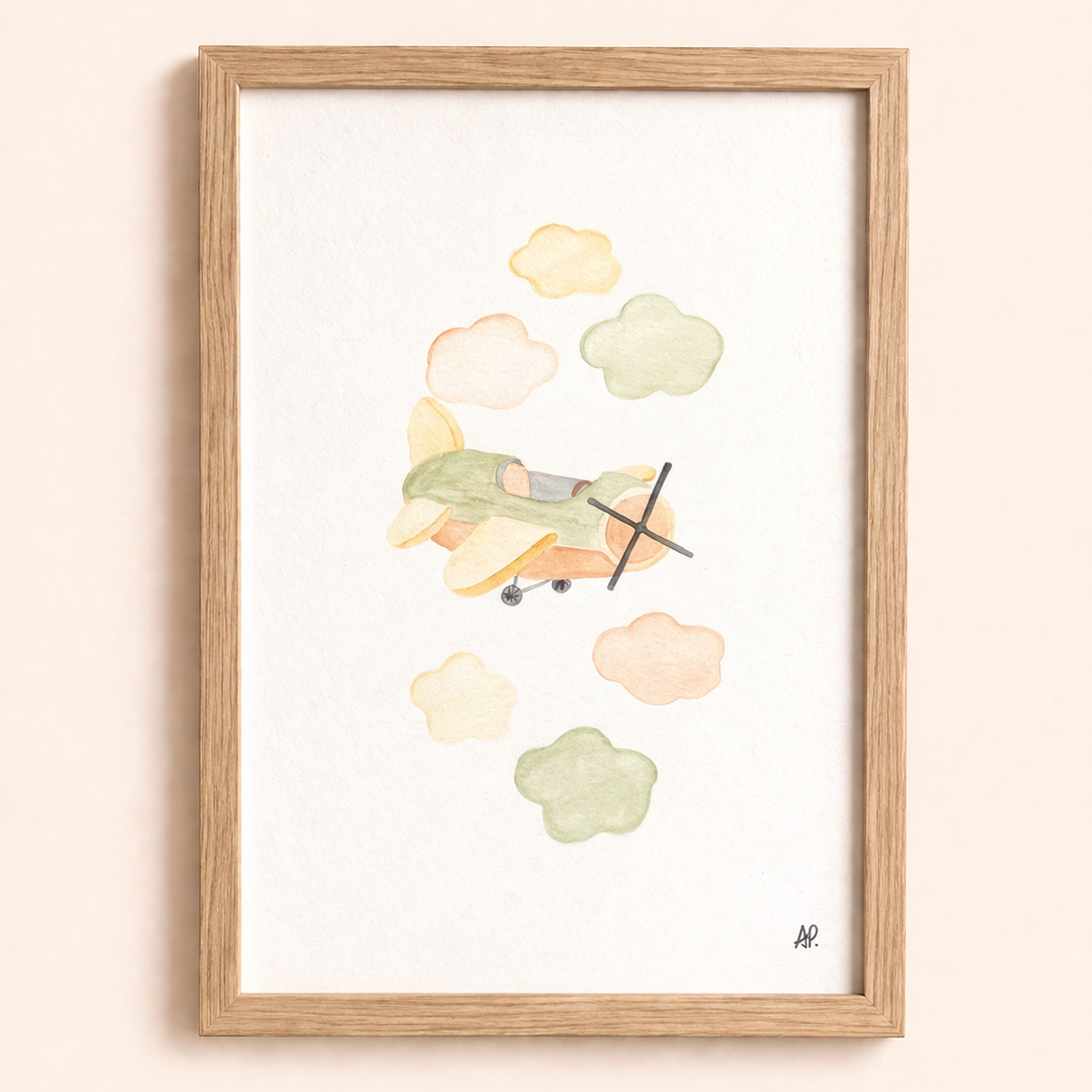 L’avion dans les nuages