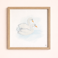 Le couple de cygnes